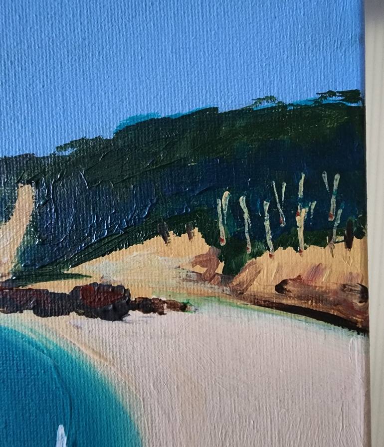 Original Beach Painting by Jennifer Baird