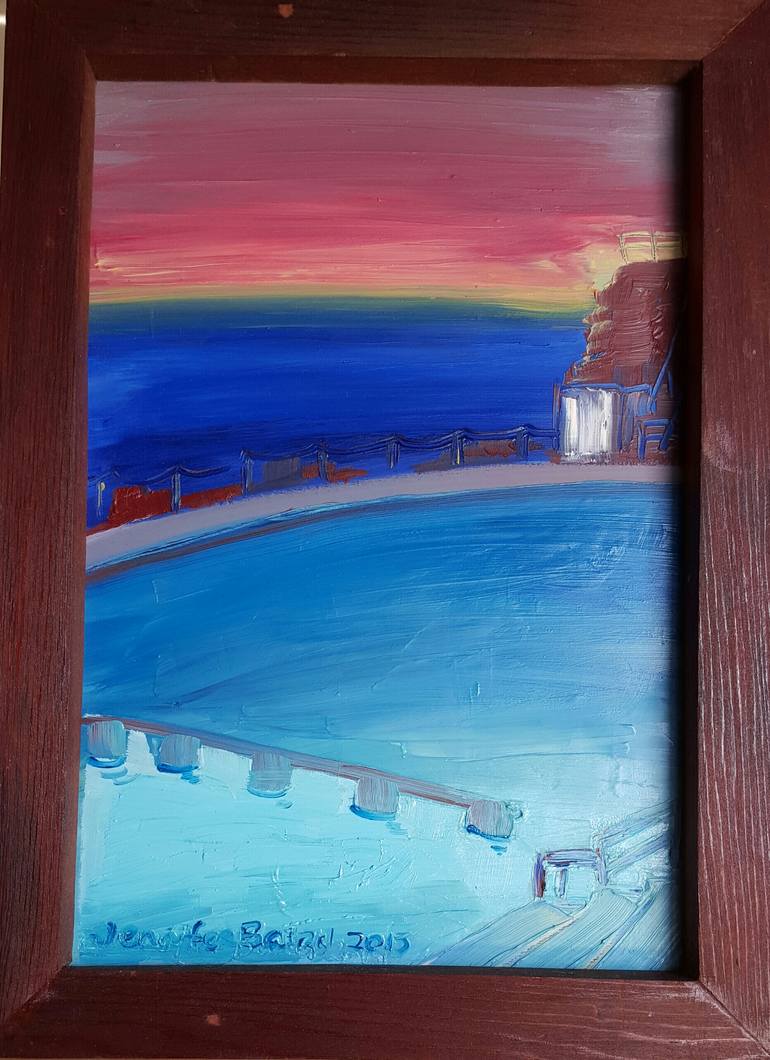 Original Impressionism Seascape Painting by Jennifer Baird