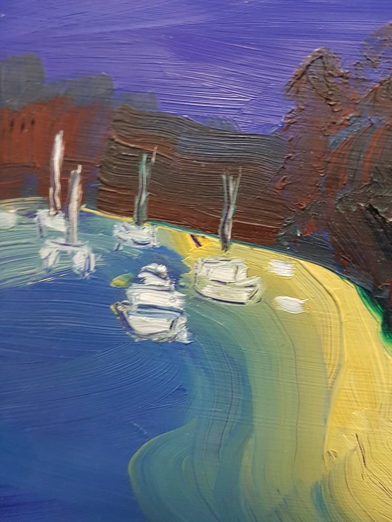 Original Impressionism Seascape Painting by Jennifer Baird