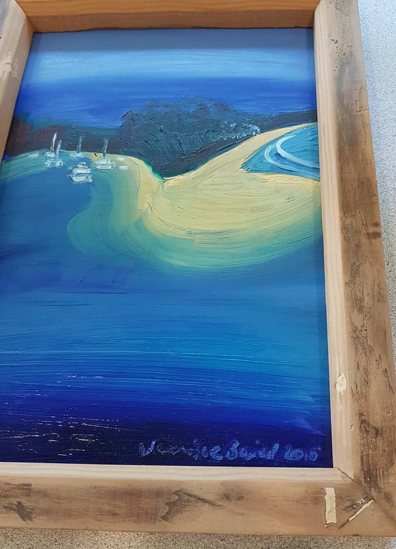 Original Impressionism Seascape Painting by Jennifer Baird