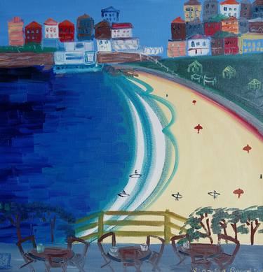 Print of Expressionism Beach Paintings by Jennifer Baird