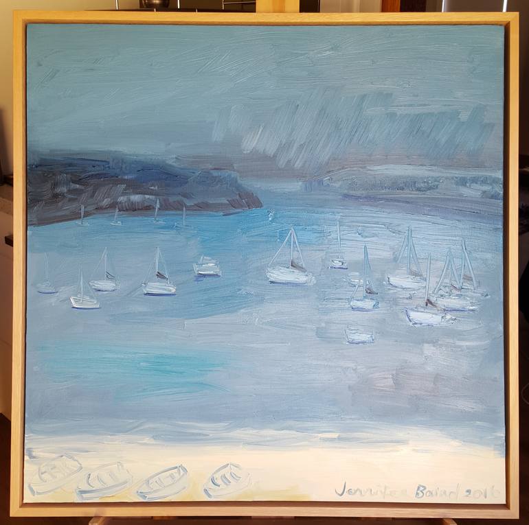 Original Impressionism Seascape Painting by Jennifer Baird
