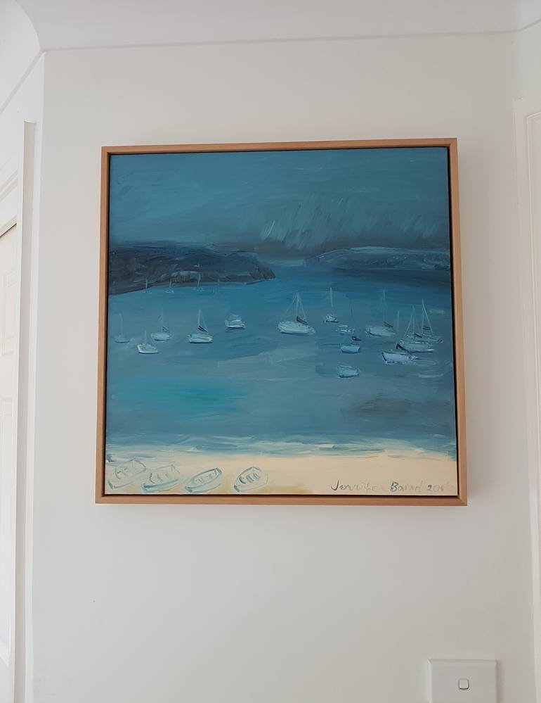 Original Impressionism Seascape Painting by Jennifer Baird