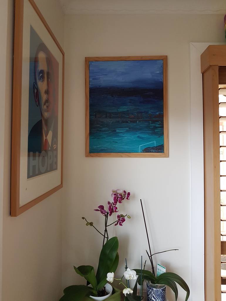 Original Impressionism Seascape Painting by Jennifer Baird