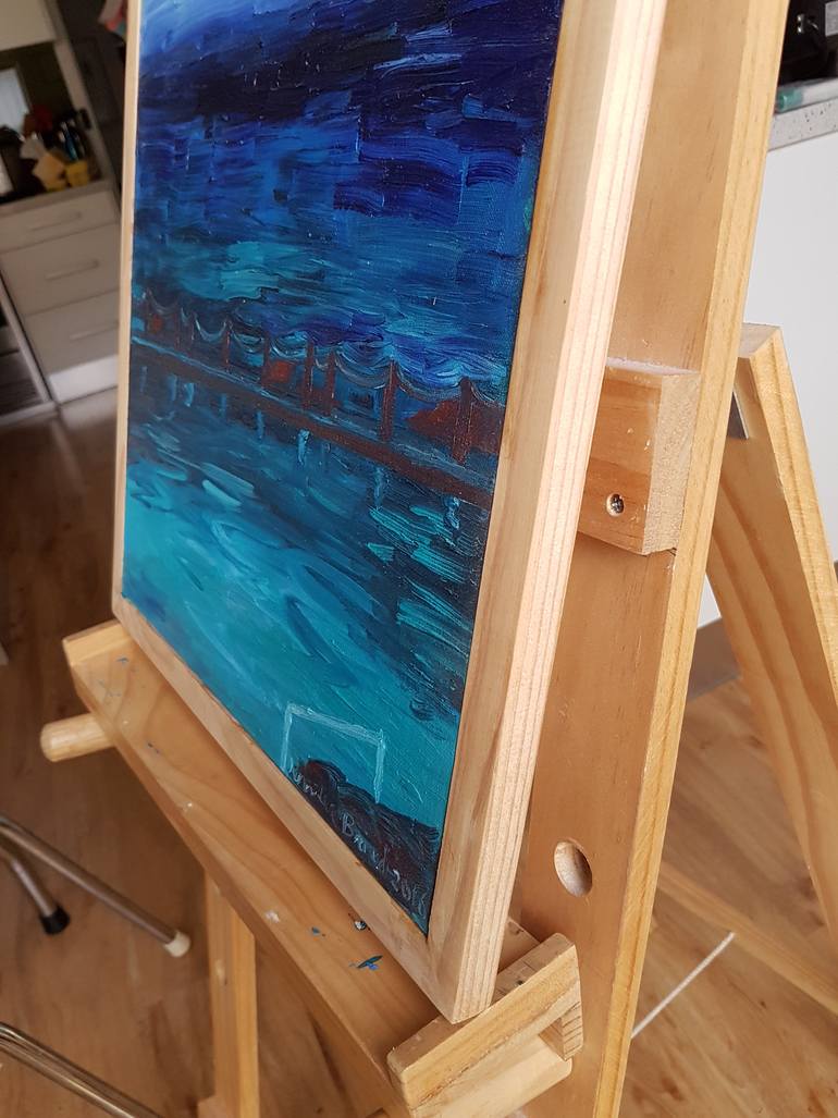 Original Impressionism Seascape Painting by Jennifer Baird