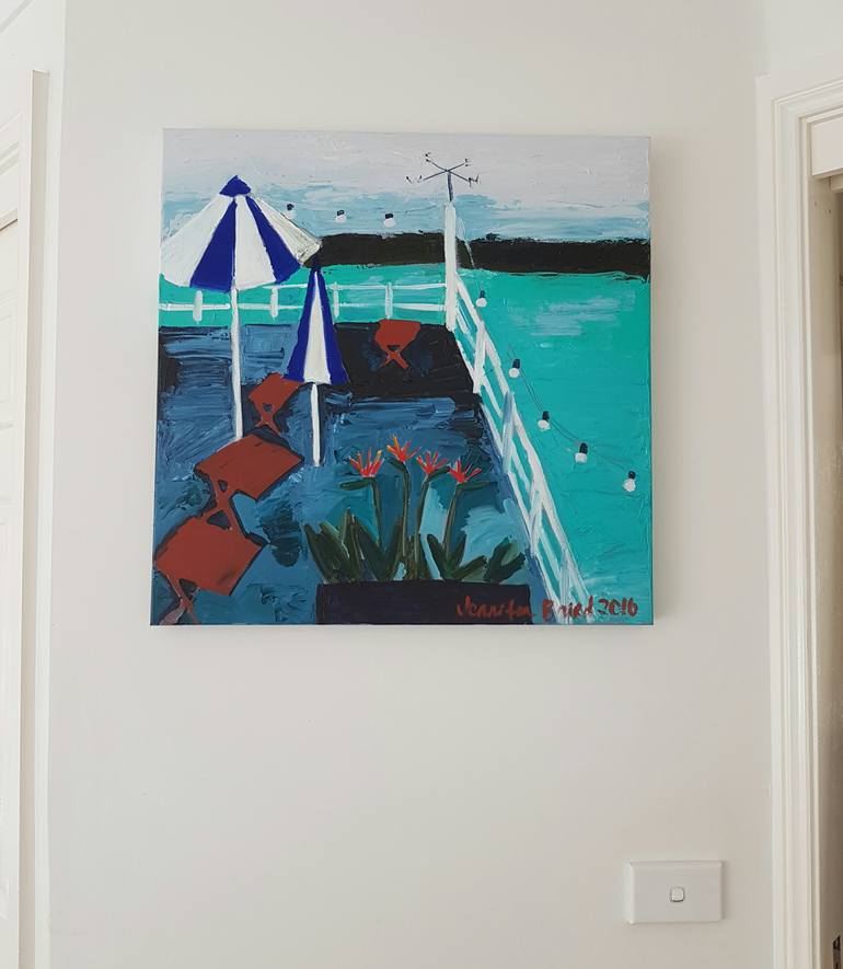 Original Impressionism Seascape Painting by Jennifer Baird