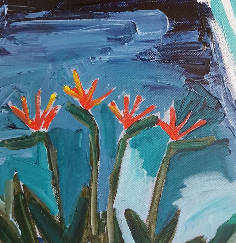 Original Impressionism Seascape Painting by Jennifer Baird