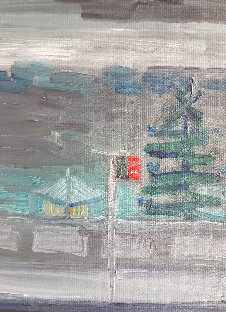 Original Impressionism Seascape Painting by Jennifer Baird