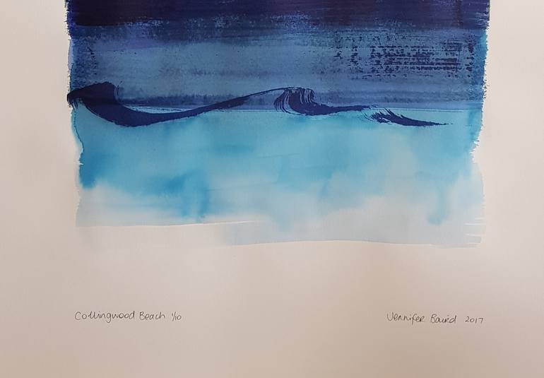 Original Seascape Printmaking by Jennifer Baird