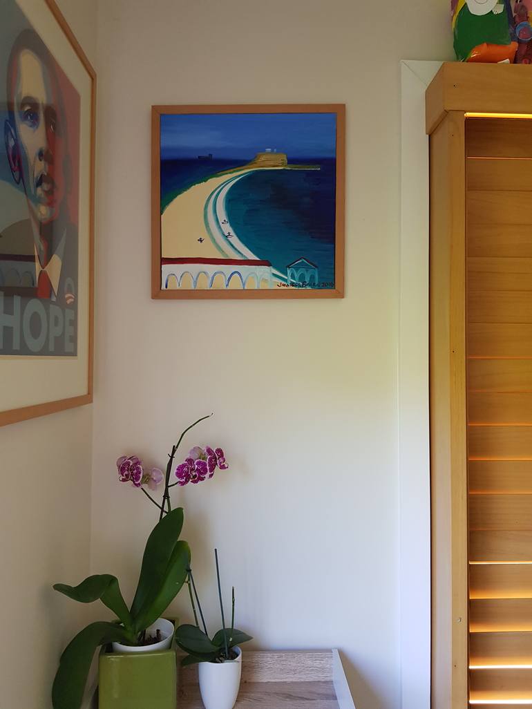 Original Expressionism Seascape Painting by Jennifer Baird