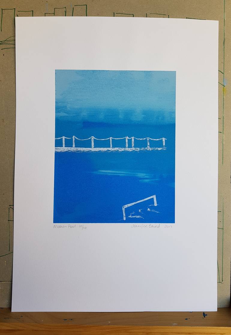 Original Seascape Printmaking by Jennifer Baird