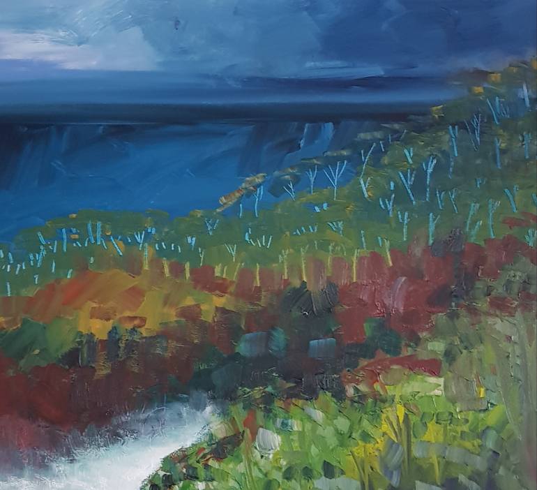 Original Impressionism Landscape Painting by Jennifer Baird