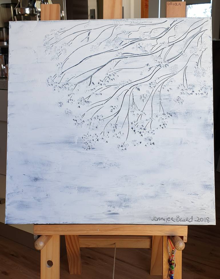 Original Abstract Tree Painting by Jennifer Baird