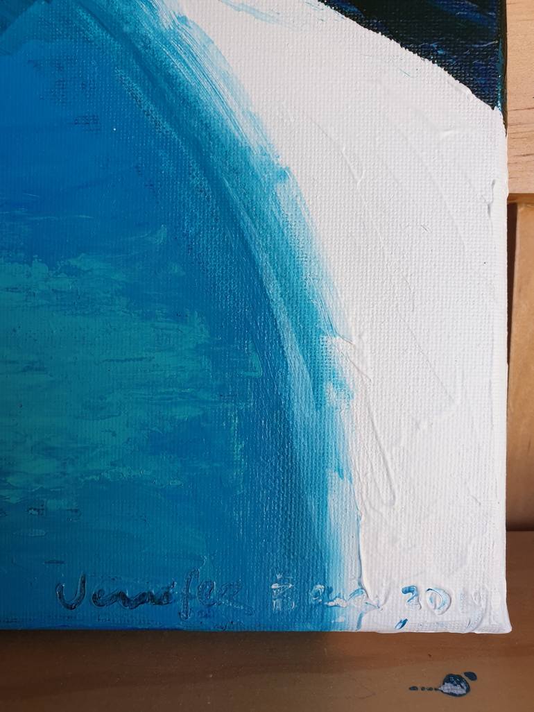 Original Impressionism Seascape Painting by Jennifer Baird