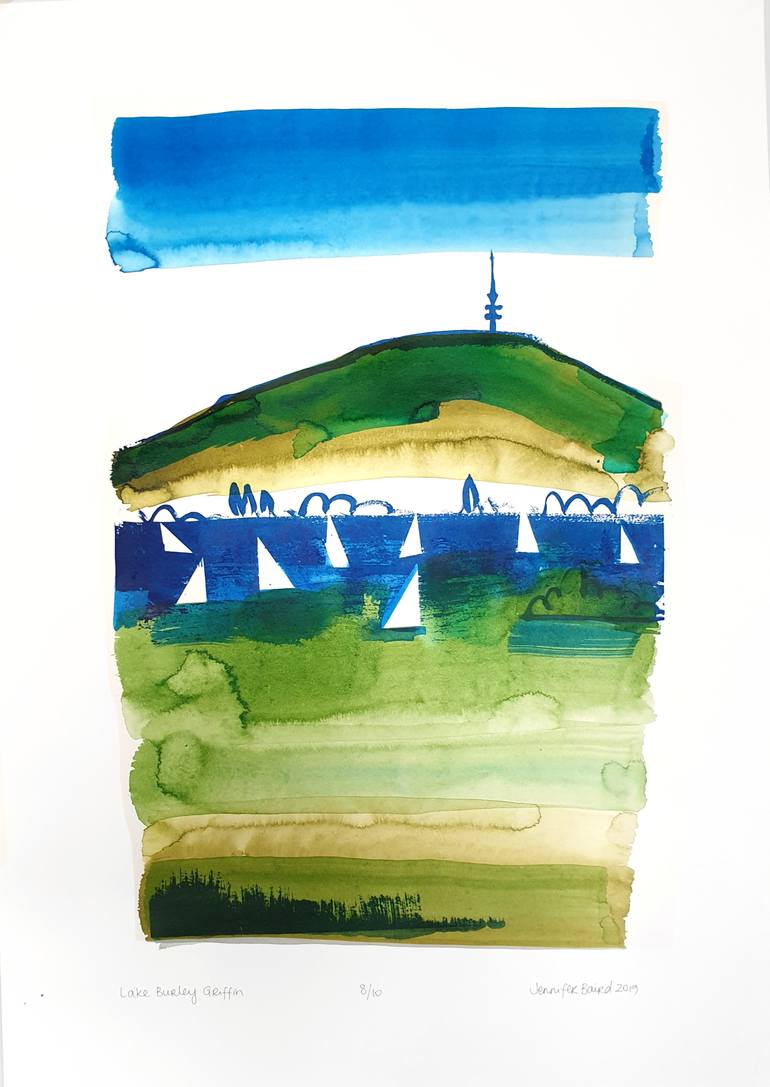 Original Landscape Printmaking by Jennifer Baird