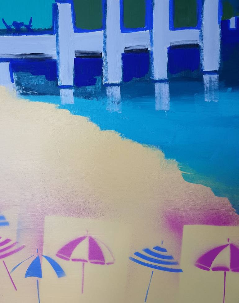 Original Modern Seascape Painting by Jennifer Baird