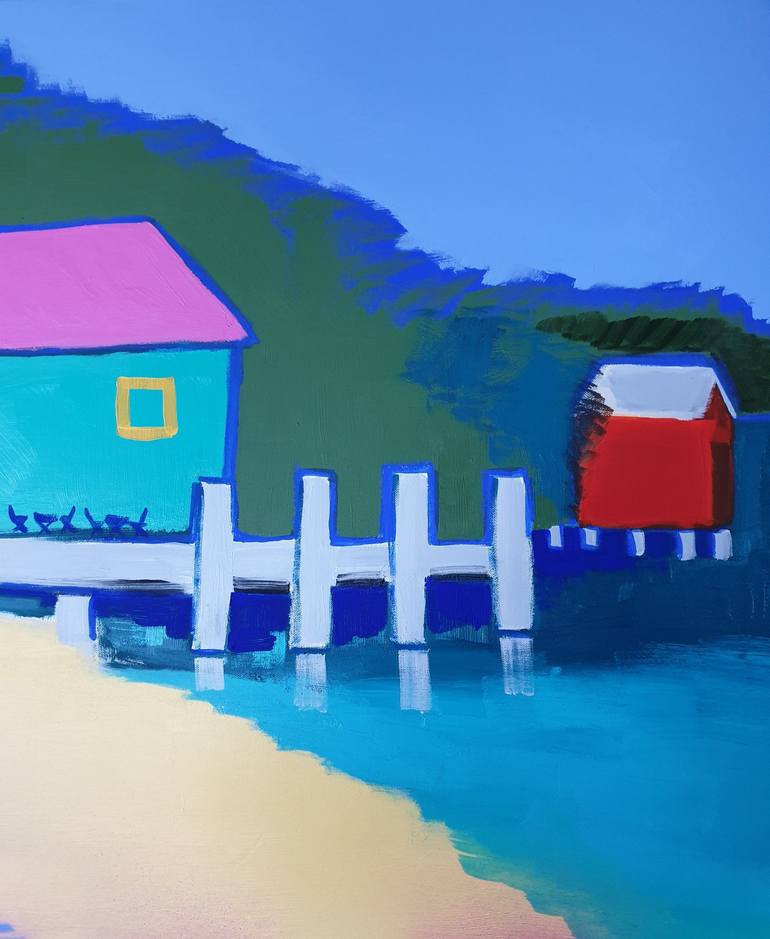 Original Modern Seascape Painting by Jennifer Baird