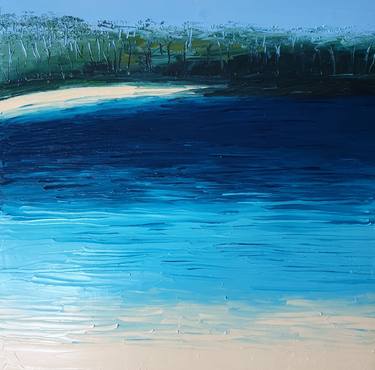 Print of Impressionism Seascape Paintings by Jennifer Baird