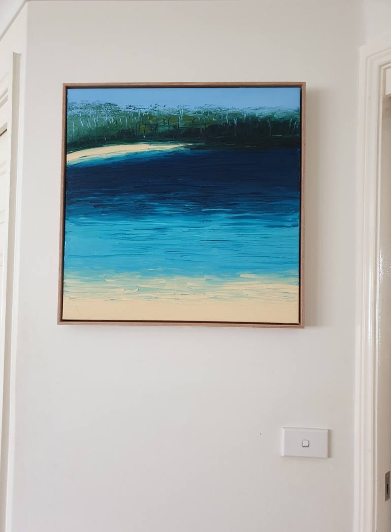 Original Impressionism Seascape Painting by Jennifer Baird