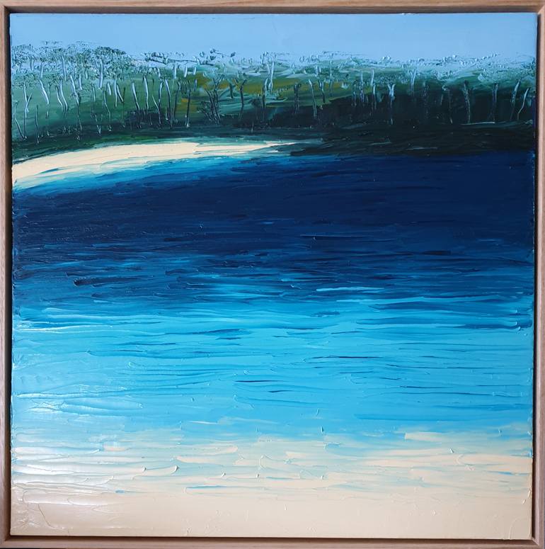 Original Impressionism Seascape Painting by Jennifer Baird