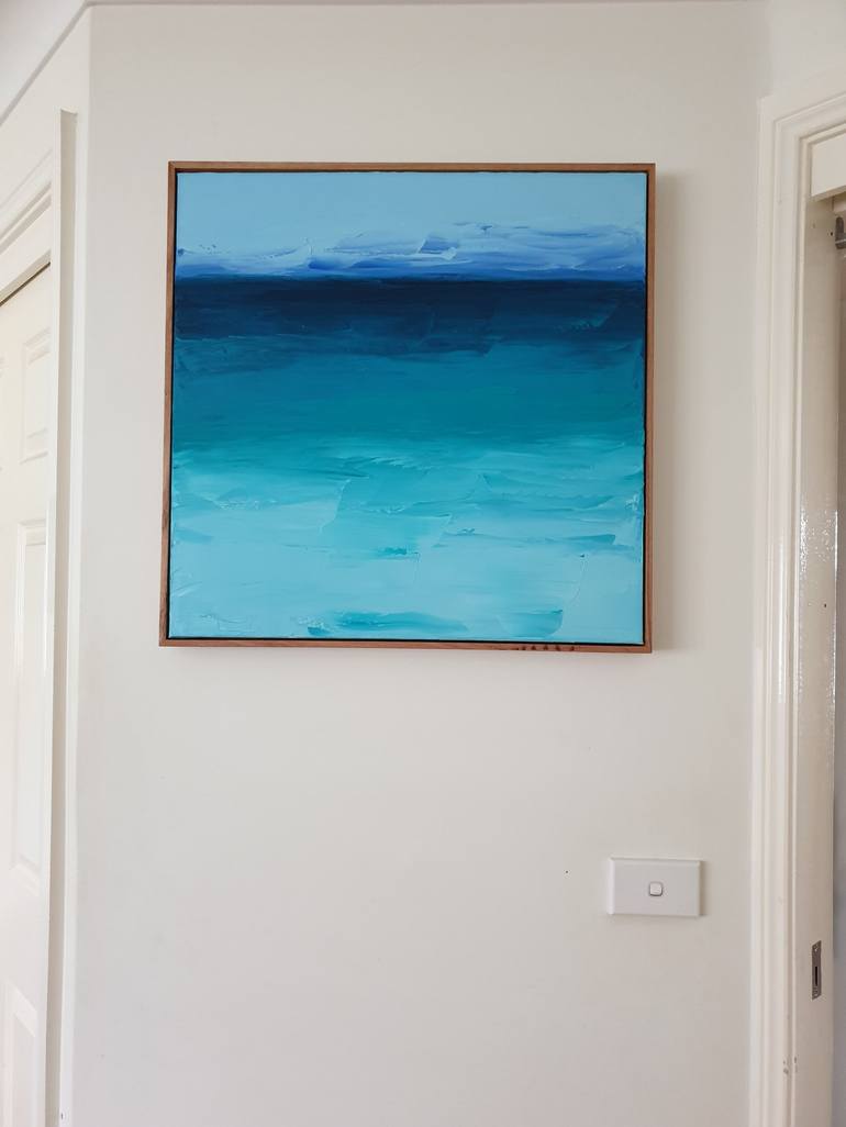 Original Abstract Expressionism Seascape Painting by Jennifer Baird