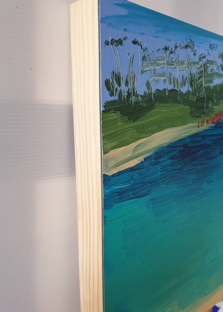 Original Impressionism Seascape Painting by Jennifer Baird
