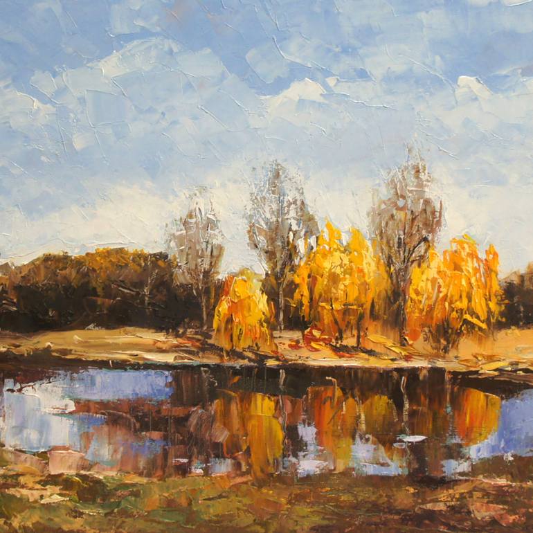 Original Impressionism Landscape Painting by Vahan Shachramanyan