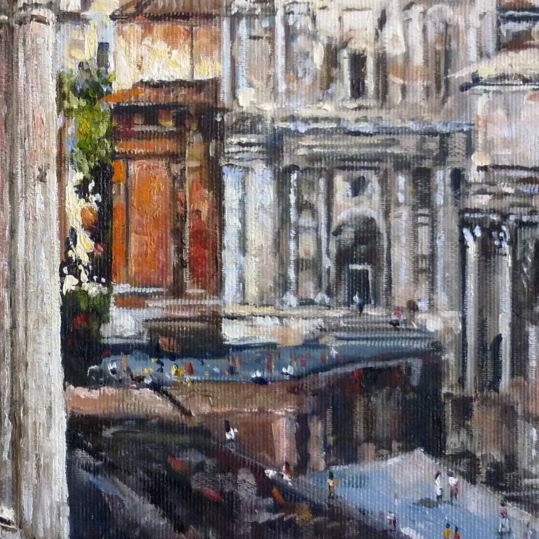 Original Impressionism Architecture Painting by Vahan Shachramanyan