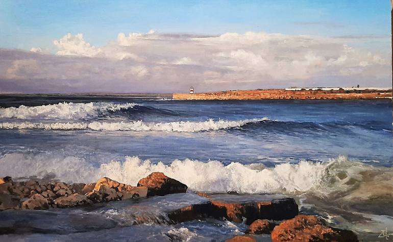The waves Painting by Vahan Shachramanyan | Saatchi Art