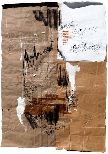 Print of Conceptual Calligraphy Collage by Patricia Iliuc