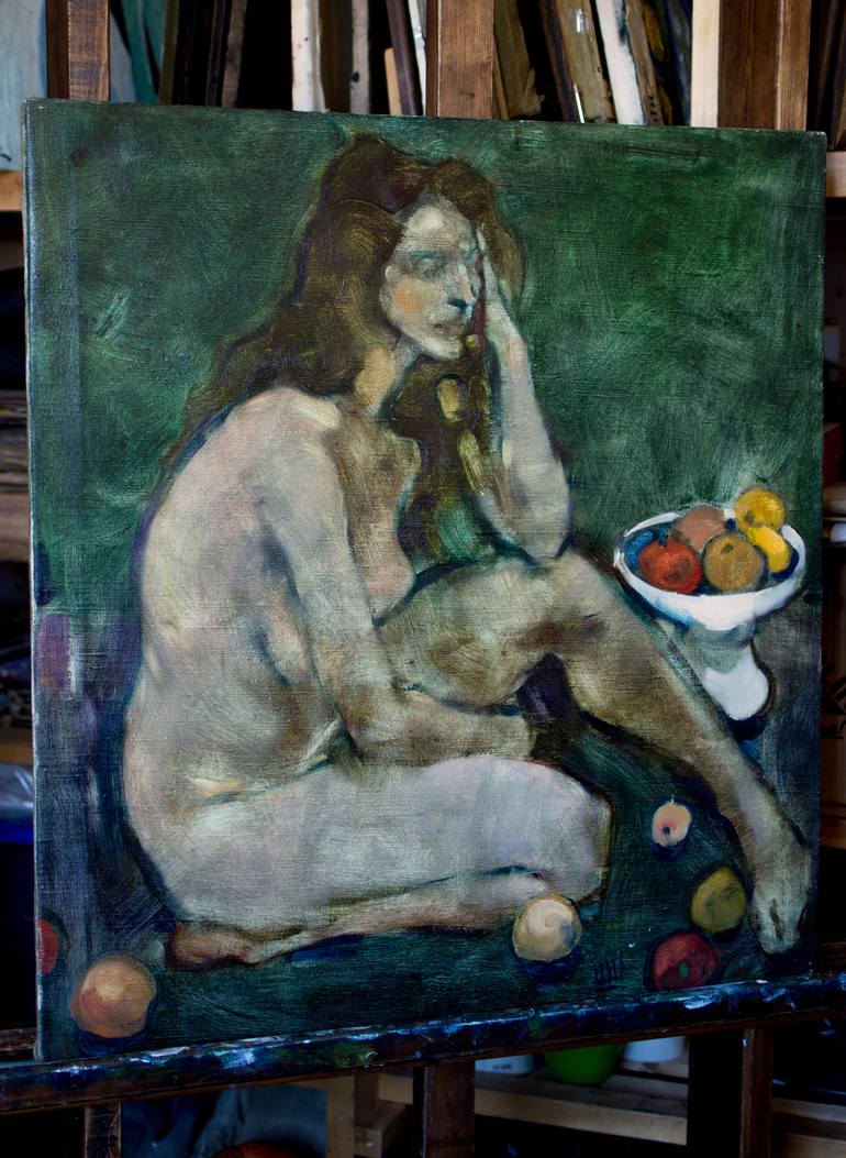 Original Modern Nude Painting by Igor Shcherbakov