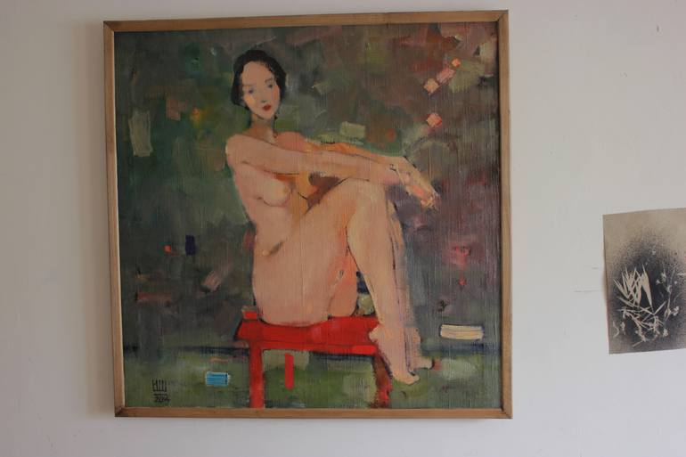 Original Modern Nude Painting by Igor Shcherbakov