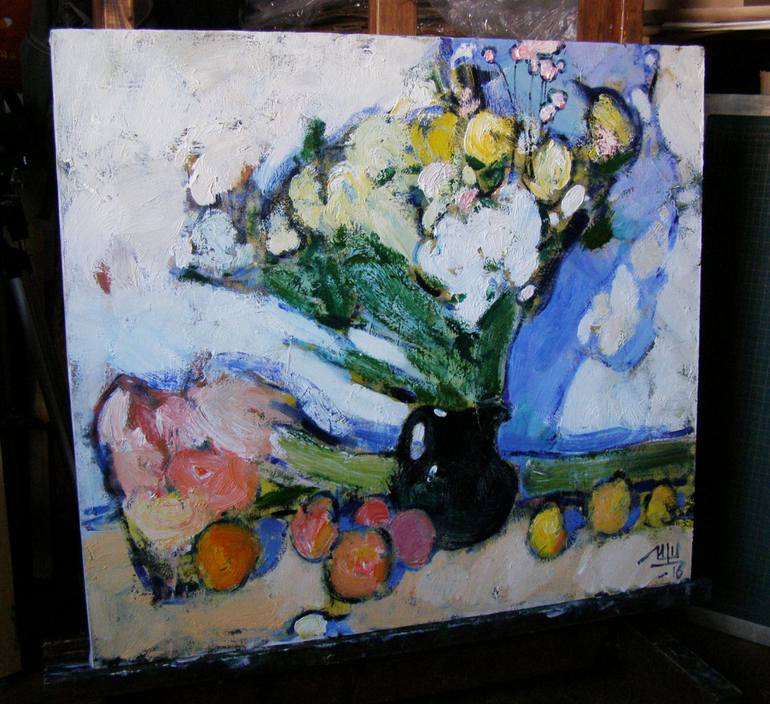 Original Expressionism Still Life Painting by Igor Shcherbakov