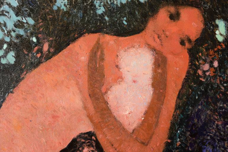 Original Expressionism Nude Painting by Igor Shcherbakov