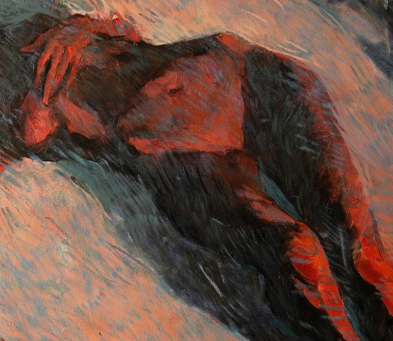 Original Impressionism Nude Painting by Igor Shcherbakov