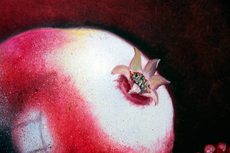 Original Art Deco Still Life Painting by Lilia Omoloeva