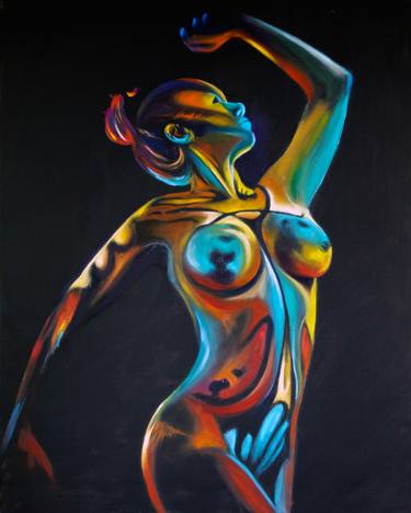 Print of Nude Paintings by Lilia Omoloeva