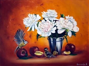 Print of Fine Art Still Life Paintings by Lilia Omoloeva