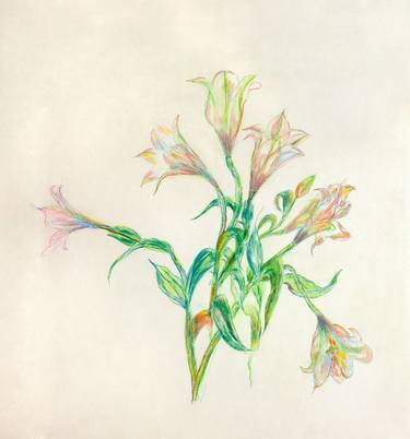 LILIES (signed numbered giclée print reproduction) thumb