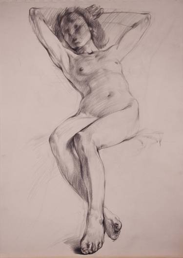 Print of Figurative Erotic Drawings by Danyil Rovenchyn