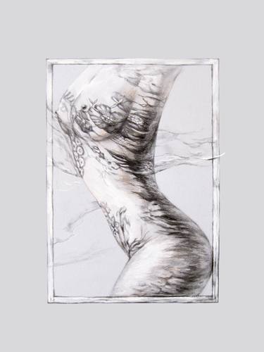 Print of Body Drawings by Daniela Hadjieva