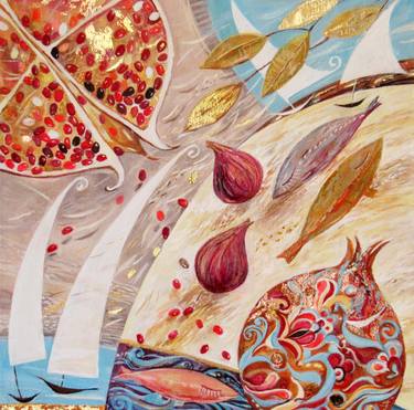 Print of Food Paintings by Daniela Hadjieva