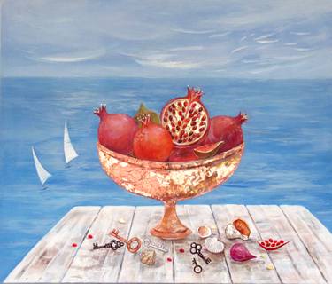 Original Fine Art Food Paintings by Daniela Hadjieva