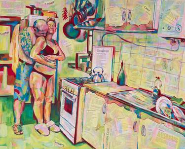 Original Expressionism Kitchen Paintings by Emma Plunkett