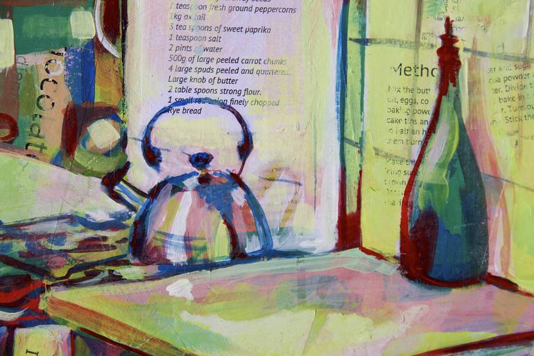 Original Expressionism Kitchen Painting by Emma Plunkett
