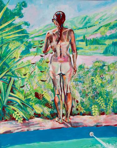 Original Figurative Nude Paintings by Emma Plunkett