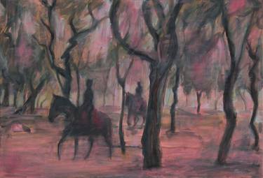 Print of Impressionism Horse Paintings by Emma Plunkett