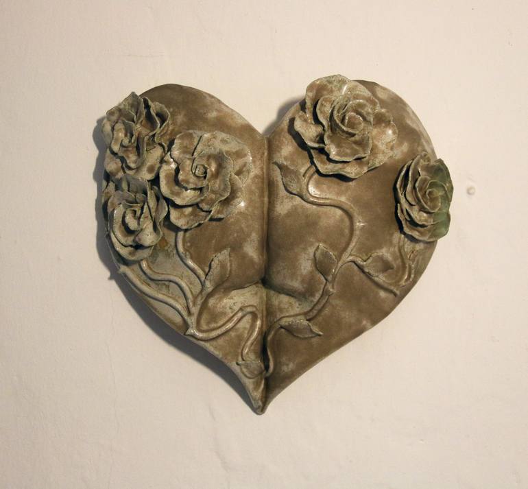 Original Figurative Floral Sculpture by Emma Plunkett