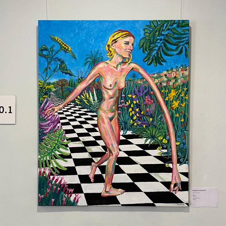 Original Figurative Nude Painting by Emma Plunkett