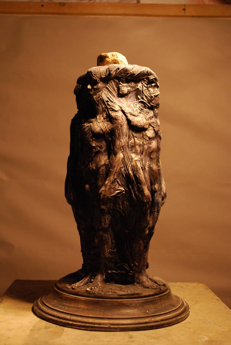 Original Men Sculpture by Eugen Stein